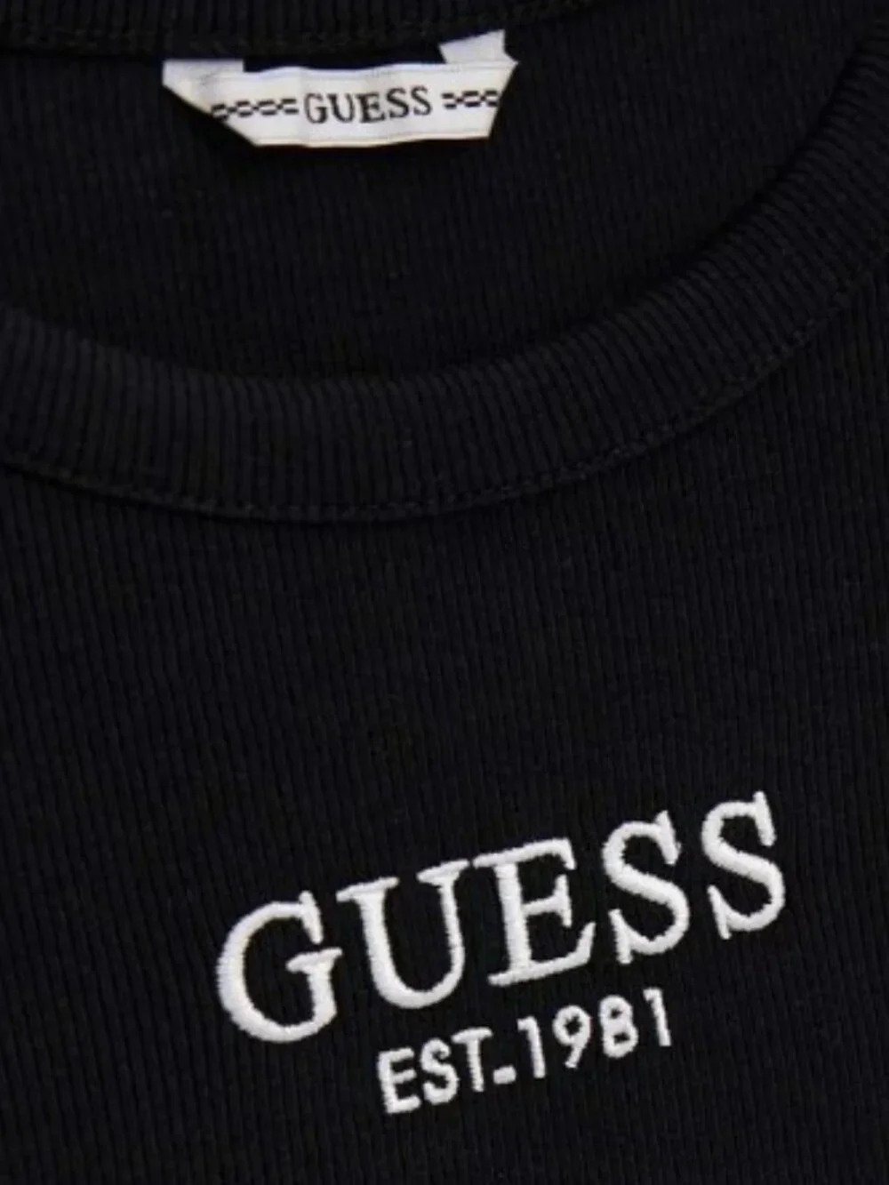 NEW. No Tag. GUESS Big Girls Rib Midi Length Tank Top - Picture 2 of 3